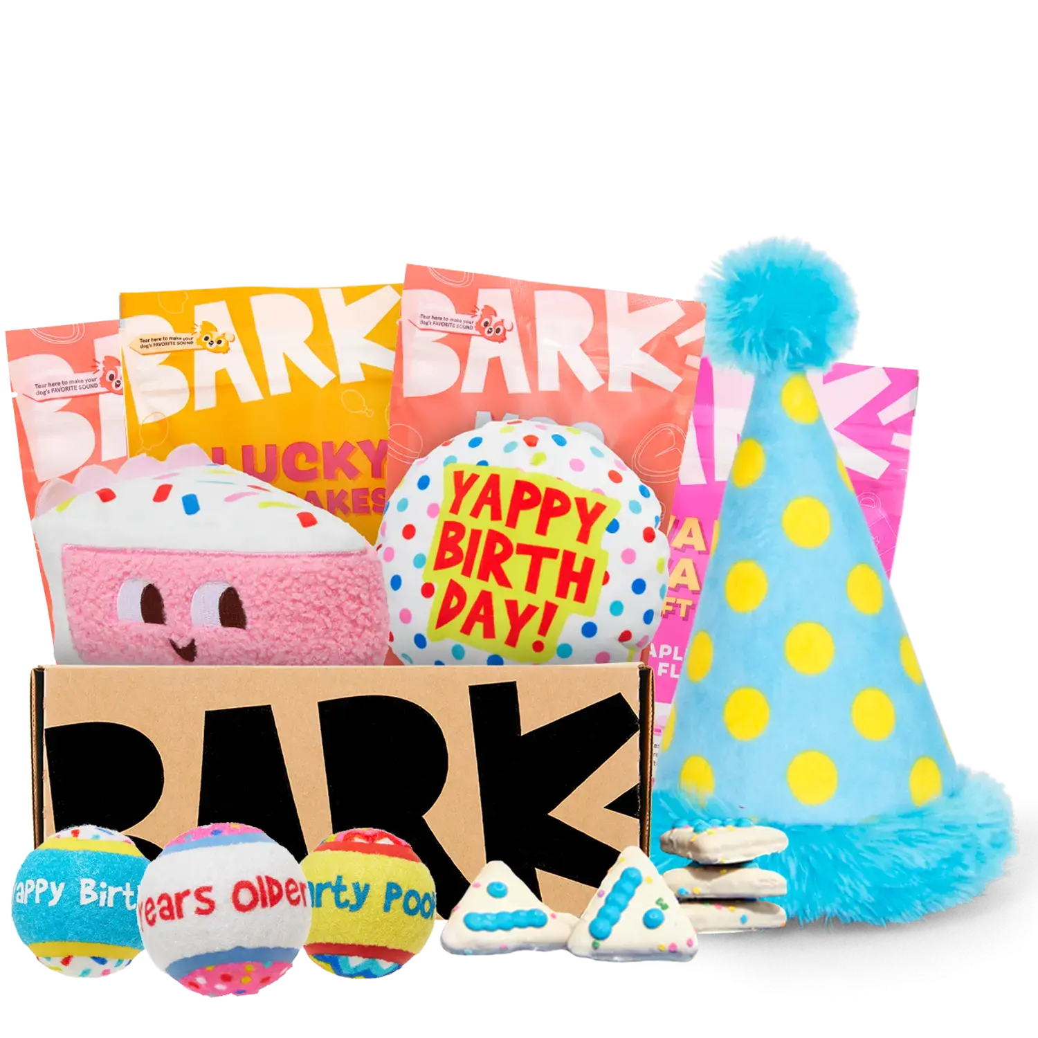 BARK 12 Month Subscription - The Birthday Box Double Deluxe First Box
